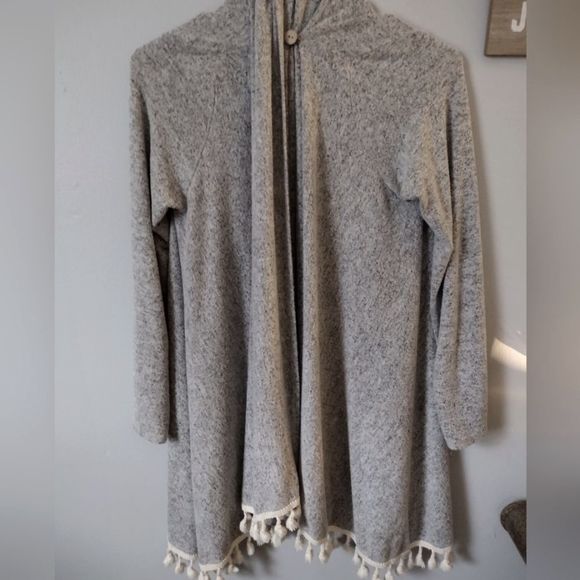 Emerald fringe cardigan - Picture 2 of 7